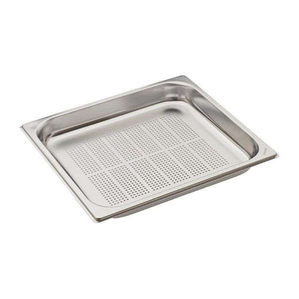 Bac GN perforé Gastro M inox GN2 / 3 profondeur 4cm, DA745
