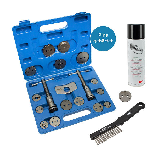 Réinitialiseur de piston de frein RepTools avec adaptateur 3 broches et brosse métallique, XXL-118555