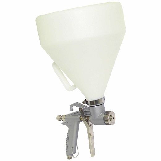 Pistolet de nettoyage des fibres et des fibres ELMAG, HOPPER/P avec jeu de buses 4, 6 et 8 mm, 32450