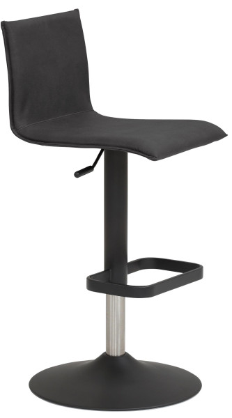 Mayer Sitzmöbel , structure thermolaquée noir, coque d'assise rembourrée, graphite, 1212_03_30480