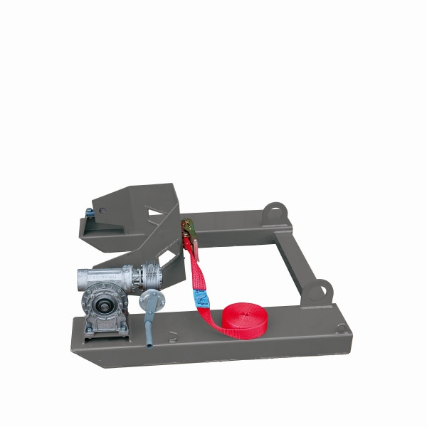 Eichinger industrie baril et basculeur de baril, manivelle, 1 x baril gris anthracite, 22310100000096