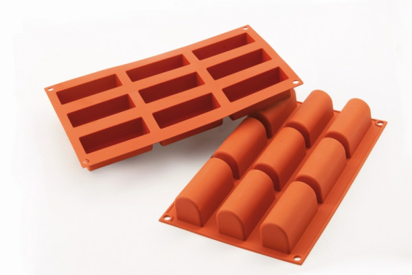 Moule à pâtisserie en silicone Schneider, creux, 84 x 32 x 35 mm, 115213