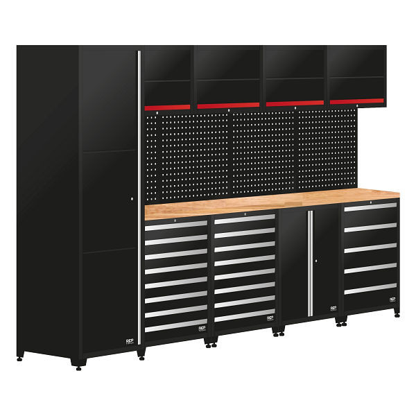 RepTools paroi d'armoire métallique à 5 modules, longueur 3444 mm, XXL-118801