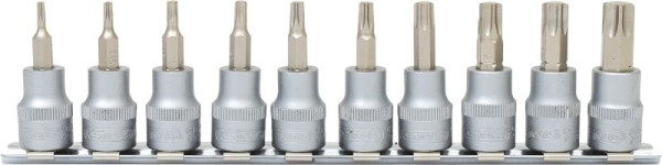 KS Tools Jeu de douilles Torx 3/8", 10 pièces, T10-T55, 911.3935