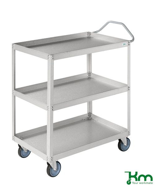 Chariot à étagères Kongamek Aluzinc, KM9100-A