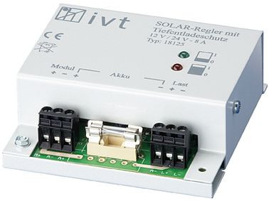 Régulateur de charge solaire IVT 12 V/24 V, 8 A, 200001