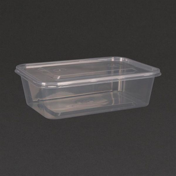 Récipient en plastique pour micro-ondes Fiesta 65cl, UE: 250 pièces, DM182