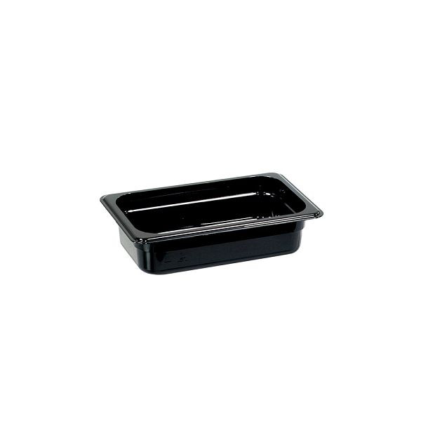 Bac Gastronorm Stalgast, polycarbonate, noir, GN 1/4 (65 mm), GN1214065