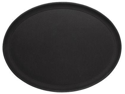 Plateau Contacto ovale, 26,5 x 20 cm, noir, 5308/261