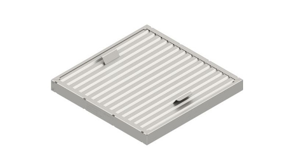 Filtre ignifuge Stalgast LC2 type A filtre cyclone/labyrinthe 500x500x50 mm, FS50505A