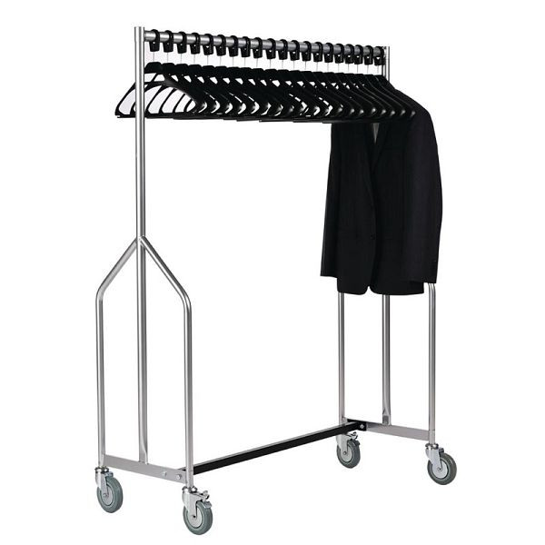 Rail à vêtements Bolero Heavy Duty Z avec 20 cintres, GK911