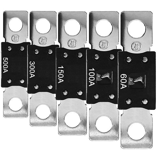 Porte-fusible MEGA-Fuse quadruple Offgridtec avec support pour fusible de remplacement, 8-01-010052