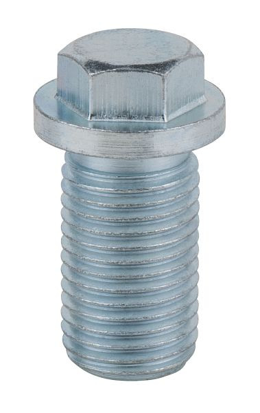 Vis de vidange d'huile KS Tools, six pans extérieurs 13 mm, M14x1,5x24 mm, paquet de 10, 430.1025
