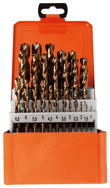 Mallette de forage Projahn HSS-Co 25 pièces, type N, 1-13 / 0,5 mm BASIC, 60379