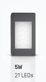 Hagneone PLANONLIGHT LED 5W NOIR, 10486