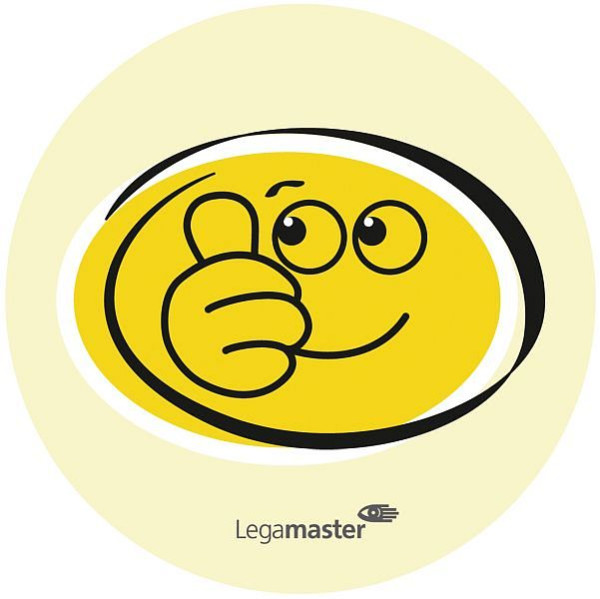 Carte de modération Legamaster émoticône 95 mm rire-triste, UE : 100 pièces, 7-257001