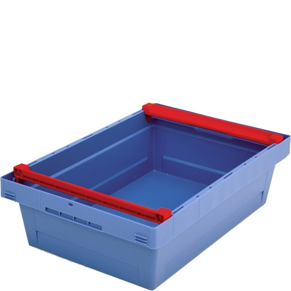 BITO conteneur réutilisable MB couvercle/barre/skid /MBB64171 600x400x173 bleu pigeon, barre, C0402-0025