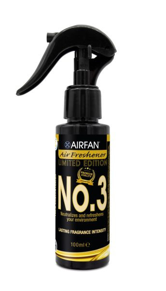 Spray désodorisant AIRFAN Happy 100ml, UE : 15 bouteilles, HC-14001