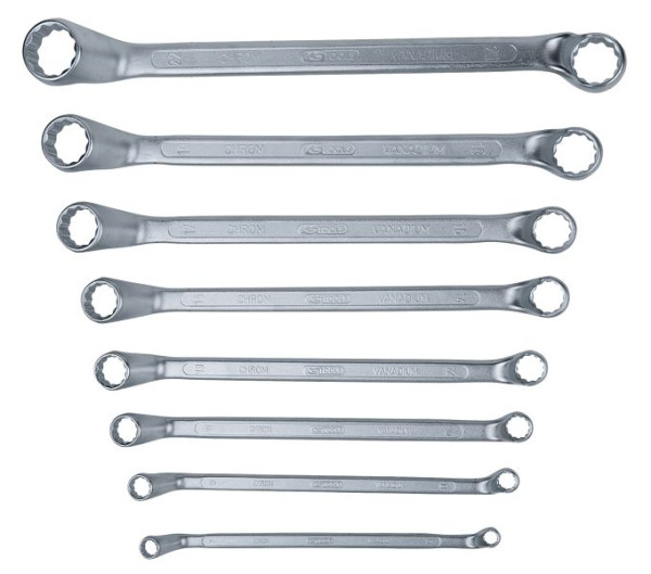 Jeu de clés à double anneau KS Tools, décalées, 8 pièces 6-22 mm, 517.0248
