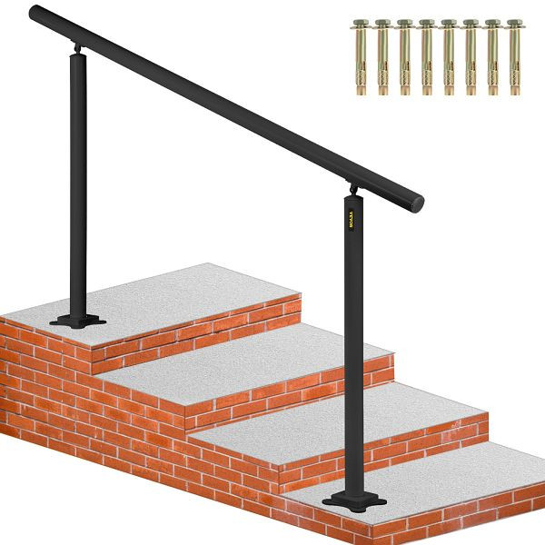 Rampe d'escalier VEVOR sans barres transversales 60 x 36 pouces, idéale pour les escaliers de 0 à 5 marches, SNLZSLZYGL5FT1GTPV0