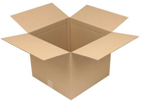 Boîte pliante en carton ondulé TransPak 1 paroi, dimensions intérieures 390 x 390 x 340 mm, qualité 1.20C, pack : 25 pièces, 299272