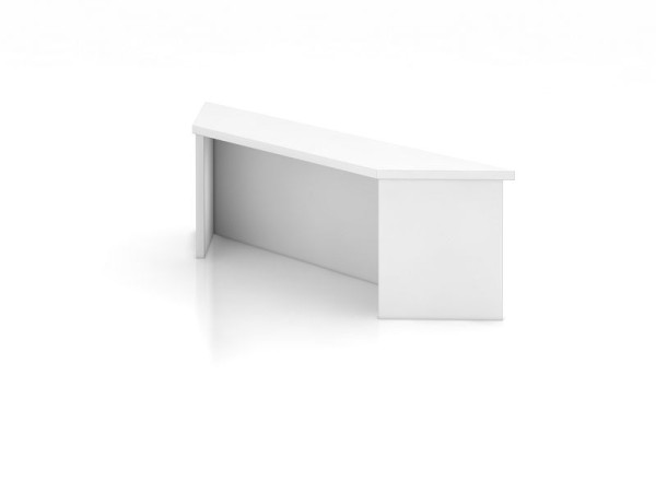 Plan de travail Hammerbacher 113 cm, 1OH blanc, 113x32x35 cm (LxPxH), VWB90/W