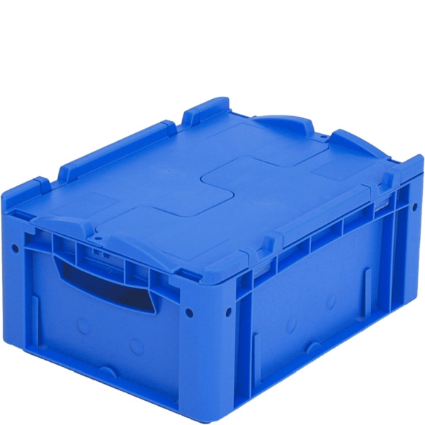 BITO Euro bac gerbable XL1 couvercle/patte /XLD43171 400x300x170 bleu, couvercle, C0292-0047