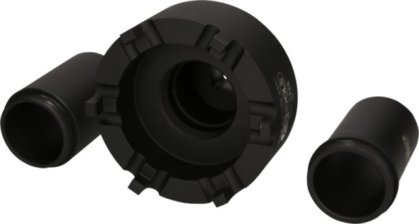 Jeu de clés à contre-écrou KS Tools avec 2 tubes de guidage pour Mercedes, Ø 113 mm, 3 pièces, 460.5425