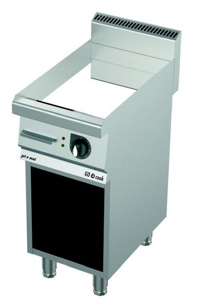 plaque de gril électrique gel-o-mat chromée dur lisse, GO Cook 700, chromée dur, GF4070EC