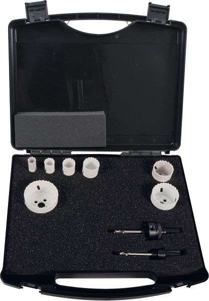 Coffret scie cloche Projahn BiMetall "Elektro II" 9 pièces, 68903