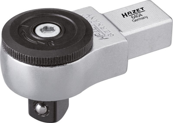 Insert à cliquet réversible Hazet, insert carré 14 x 18 mm, carré plein 12,5 mm, longueur : 70,5 mm, nombre de dents : 72, 6404