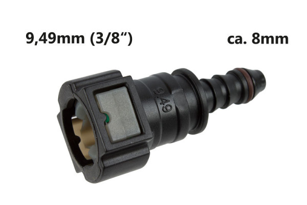 Connecteur femelle Stahlmaxx SAE 9,49 (3/8") vers câble 8 mm, XXL-116730