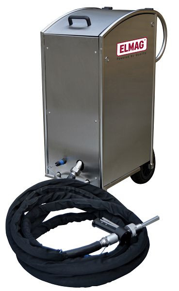Système de projection de glace carbonique ELMAG IBL 3000, 2-16 bar / de 1,0 à 15,0 m³ de débit d'air, volume du conteneur de 25 kg, 21710