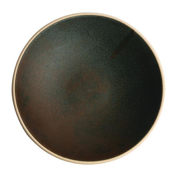 Bol plat en toile OLYMPIA vert foncé 20cm, UV: 6 pièces, FA326
