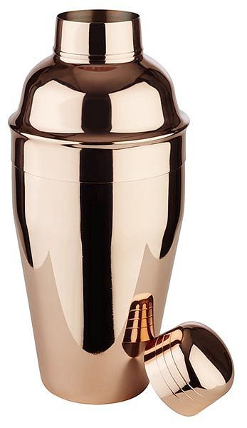 Shaker APS -CLASSIC-, Ø 8,5 cm, hauteur : 20 cm, 0,5 litre, acier inoxydable, aspect cuivre, 93211