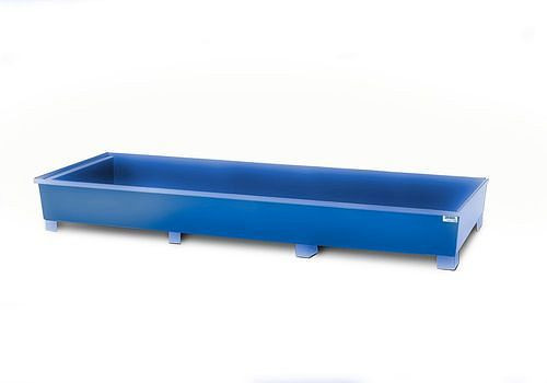 Tablette de rangement DENIOS en acier peint, pour largeur de compartiment 3300 mm, 3280 x 1300 x 420 mm, 273996