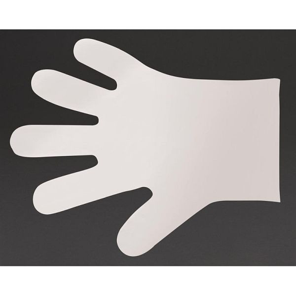 Gants de préparation alimentaire compostables Vegware Medium White (pack de 2400 pièces), FD388
