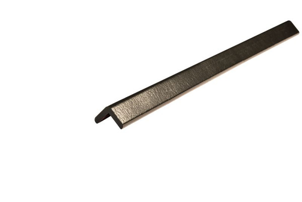 Protection d'angle Knuffi, profil d'avertissement et de protection type H, noir, 1 mètre, PH-10217
