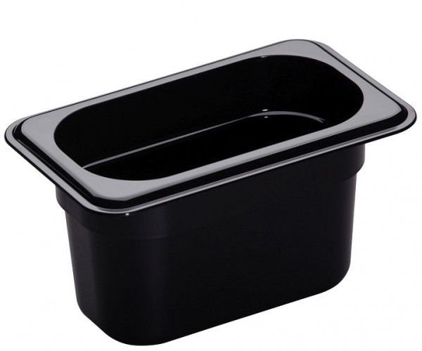 Conteneur GN Cambro 1/9 X 100 mm Camwear® Noir, VE: 6 pièces, 94CW110