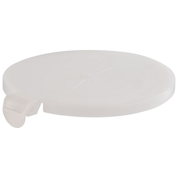 Couvercle APS pour pichet 1,5 litre, Ø 14 x 1,5 cm, polypropylène, couleur : laiteux / blanc, adapté aux articles 93091, 93093