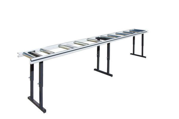 Convoyeur à rouleaux ELMAG pour scies circulaires à ruban type LCC-3000/300 avec 3 pieds de support, 78801