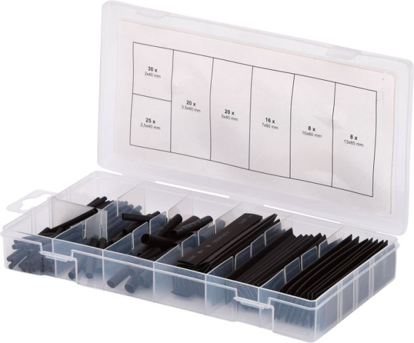 KS Tools assortiment de gaines thermorétractables, 2, 0x40-13x80, 127 pièces, 970.0230