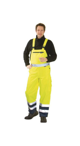 Salopette de pluie haute visibilité Planam, jaune/marine, taille XXL, 2067060