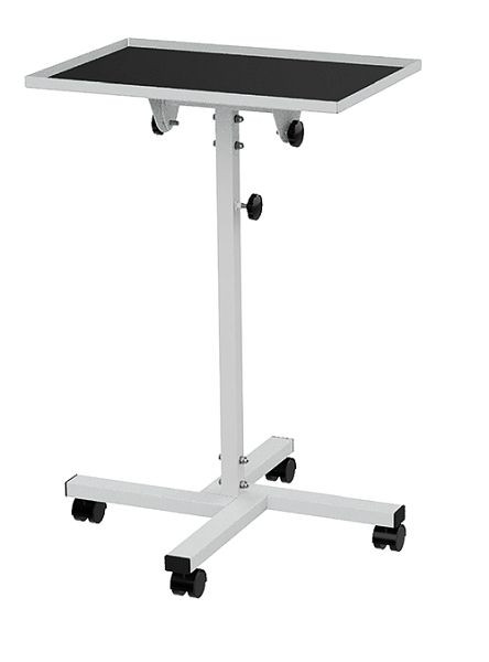 Bâti de travail et de montage mobile Bedrunka+Hirth, réglable en hauteur et inclinable en continu, 660 x 660 mm, 4 x roulettes pivotantes en plastique Ø 50 mm, 05.10.30