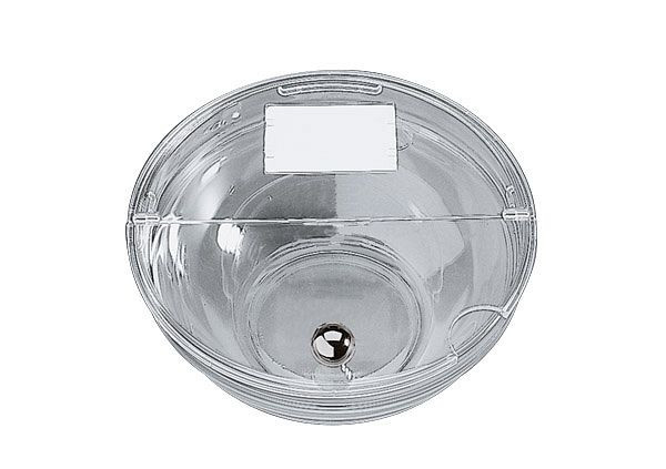 Housse de protection APS, Ø 14,5 cm, acrylique, poignée chromée, transparente, pliable, avec étiquette, 11868