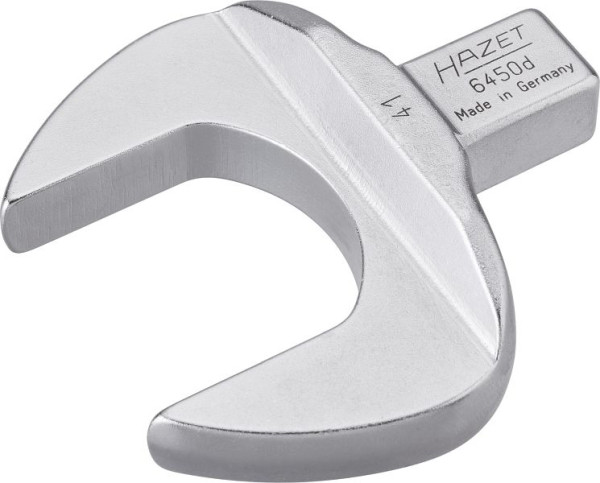 Clé à fourche insérable Hazet, carré insérable 14 x 18 mm, profil hexagonal extérieur, 41 mm, 6450D-41