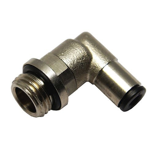 Raccord coudé AEROTEC avec filetage extérieur 1/4 pouce, cylindrique, 4 mm, avec joint torique, 20.2022.02