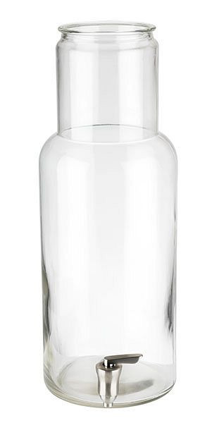 Verre APS avec robinet, Ø 17 cm, hauteur : 46 cm, récipient en verre, pour distributeur de boissons 7,5 litres, 10427