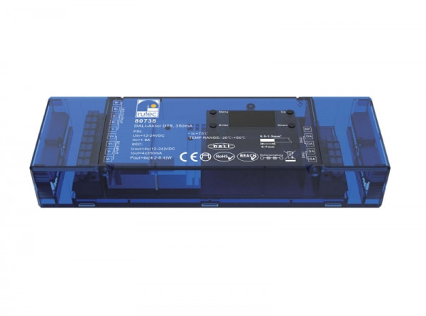 rutec Projekt DALI - actionneur DT8 2,3 ou 4 canaux / 1 adresse, DALI - actionneur DT8 350mA multicolore, PHZ738