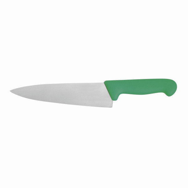 Couteau de chef Schneider, taille : 20 cm, manche vert, 260814